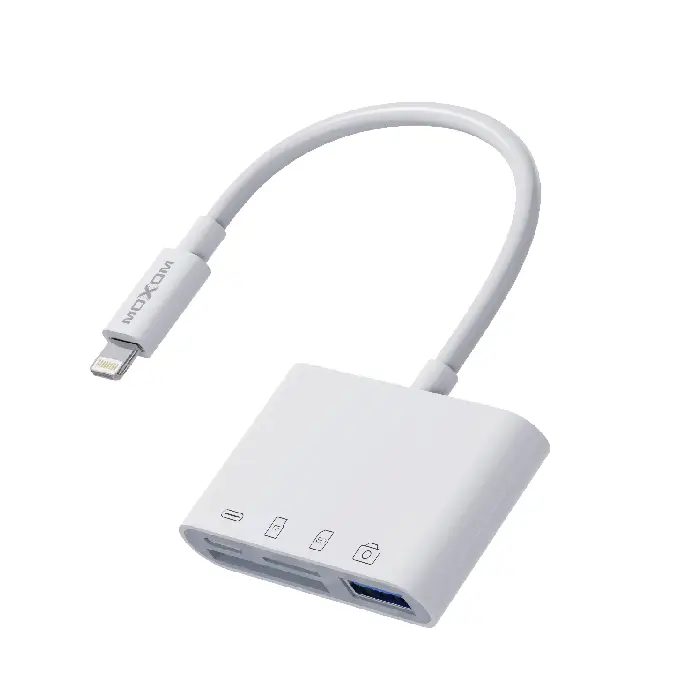 Adapter MOXOM MX-AX51 OTG 40in-1 To Lightning White