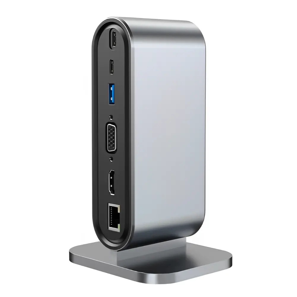 Adapter Type-C 12-in-1 Support 4K SD/TF