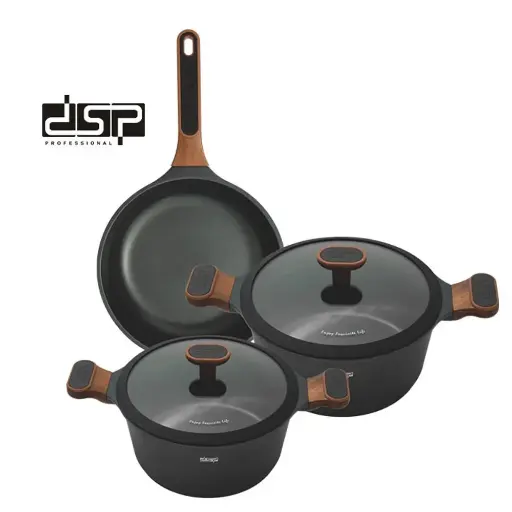  DSP CA009-S02 5 Pcs Nonstick Multi-Cookware Set With 2 Lids 