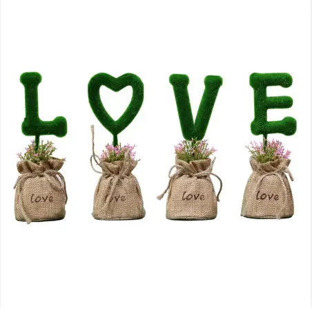 4Pcs Flower Artificial 
