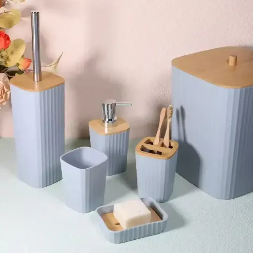 6 Pcs Luxurious Bathroom Set 